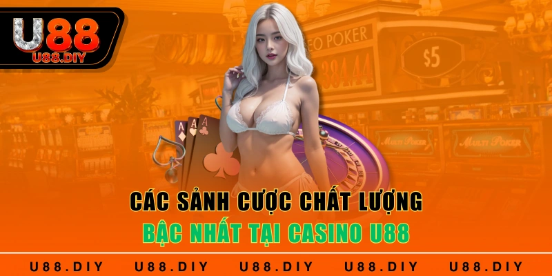 Các sảnh cược chất lượng bậc nhất tại casino U88 Các sảnh cược chất lượng bậc nhất tại casino U88