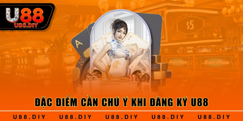 Đặc điểm cần chú ý khi đăng ký U88 Đặc điểm cần chú ý khi đăng ký U88